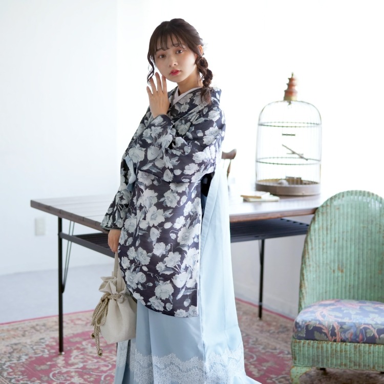 2尺袖着物 袴 17点セット(メイン画像)